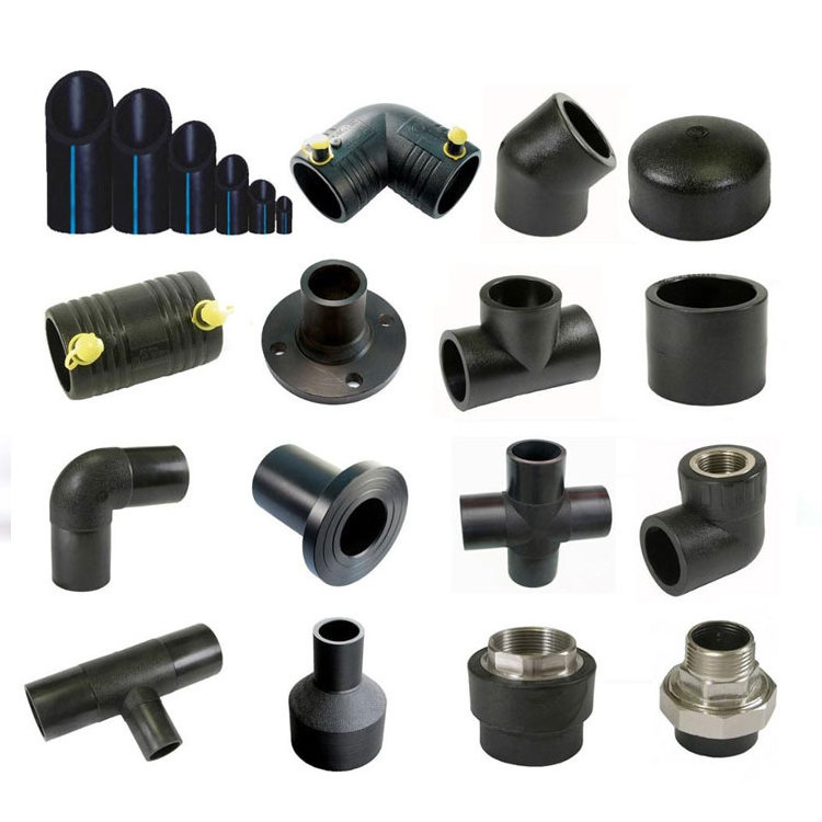 PE100 SDR11 Water Supply HDPE Pipe Plastic Fitting Electrofusion butt Fusion Pipe Fitting