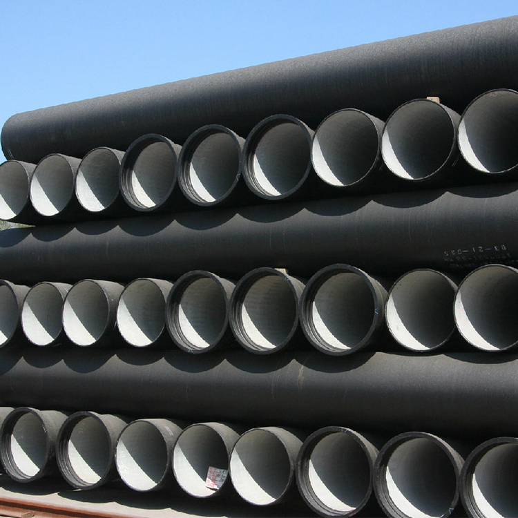 wholesale schedule 40 bs437 k10 dn125 9mm black round large ductile iron pipe c30 for sewage water 500 fire fighting system