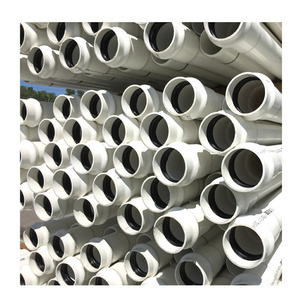 8 inch 10 inch 12inch 15inch 150mm 160mm 180mm 225mm 300mm 400mm 600 1000mm diameter upvc pvc pipe for Water Supply and Drainage