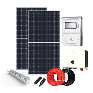 High Efficiency On Off Grid pay as you go solar system Hybrid Fotovoltaici Panel Photovoltaic 5Kw 10Kw 20Kw Solar Power System