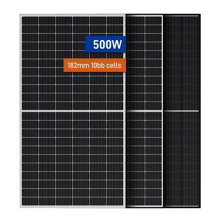 Mono crystalline silicon 500w pv module 48v 500 w single monocrystalline solar panel 500w