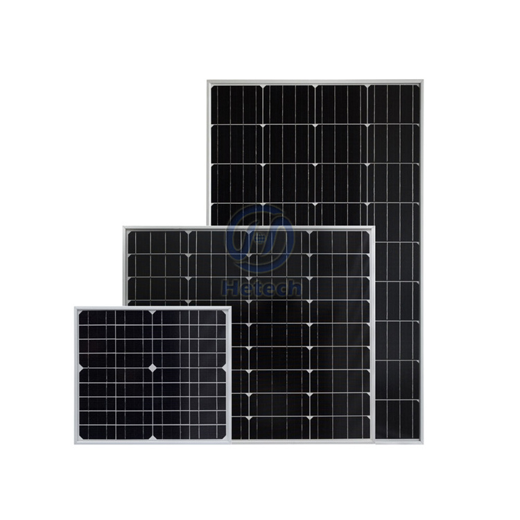 Hetech Portable Mini Solar Panels Range from 80W 5W 10W 15W 20W 35W 70W for Convenient On-the-Go Power