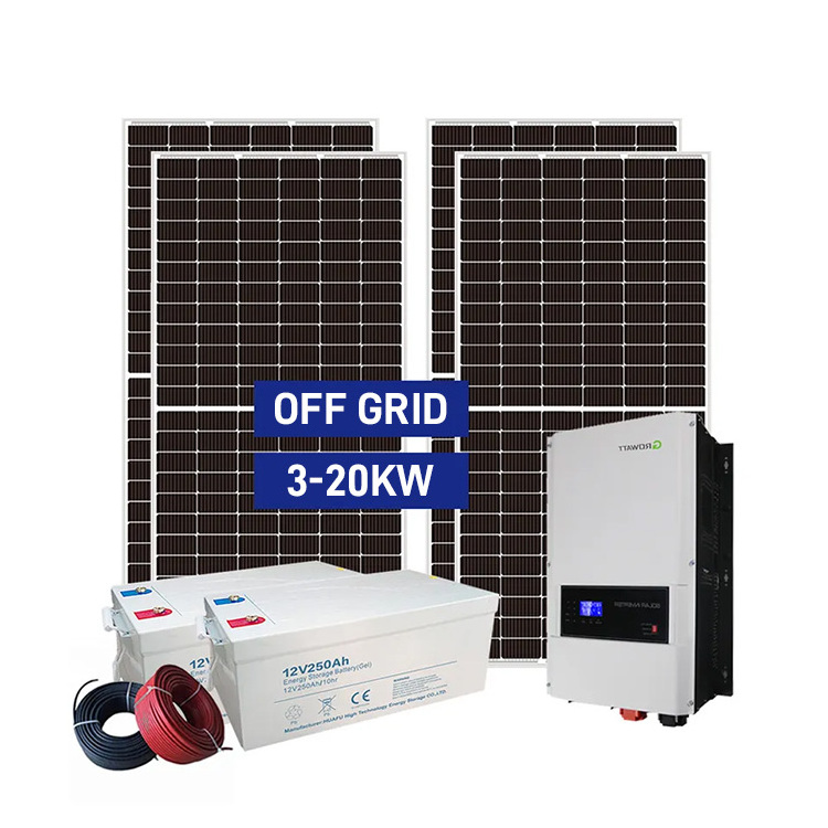 Panel Solar Para Casa 220V Kit Completo De Paneles Solares 550 Watts Panneau Solaire 5000W Solar Home Kit For Caravan Rv