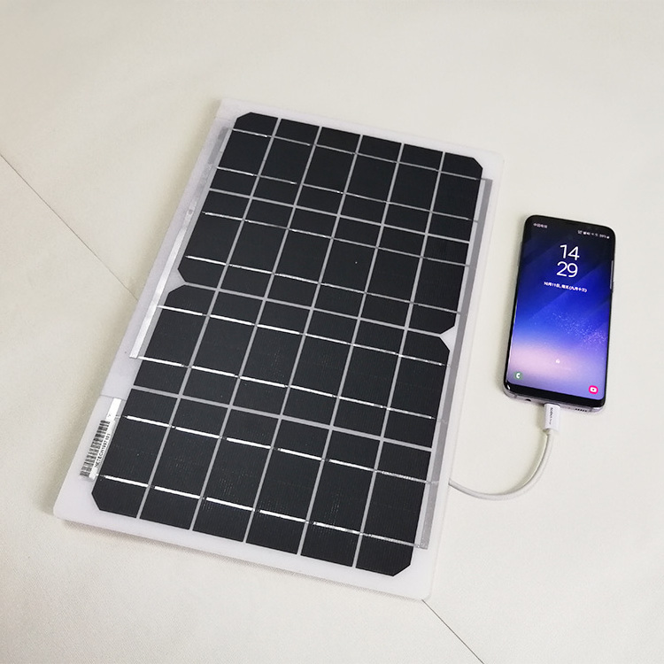 High Quality And Low Price 5W 7W 8W 10W Flexible Solar Panel Small Flexible Solar Panels 10W For Charger