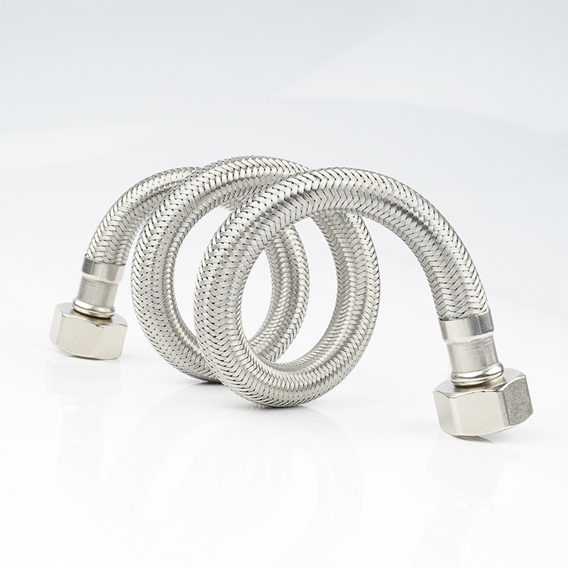 Faucet Braided Hose Manufacturers Provide Water Pipe Bathroom Toilet Stainless Steel Flexible Braided Hose