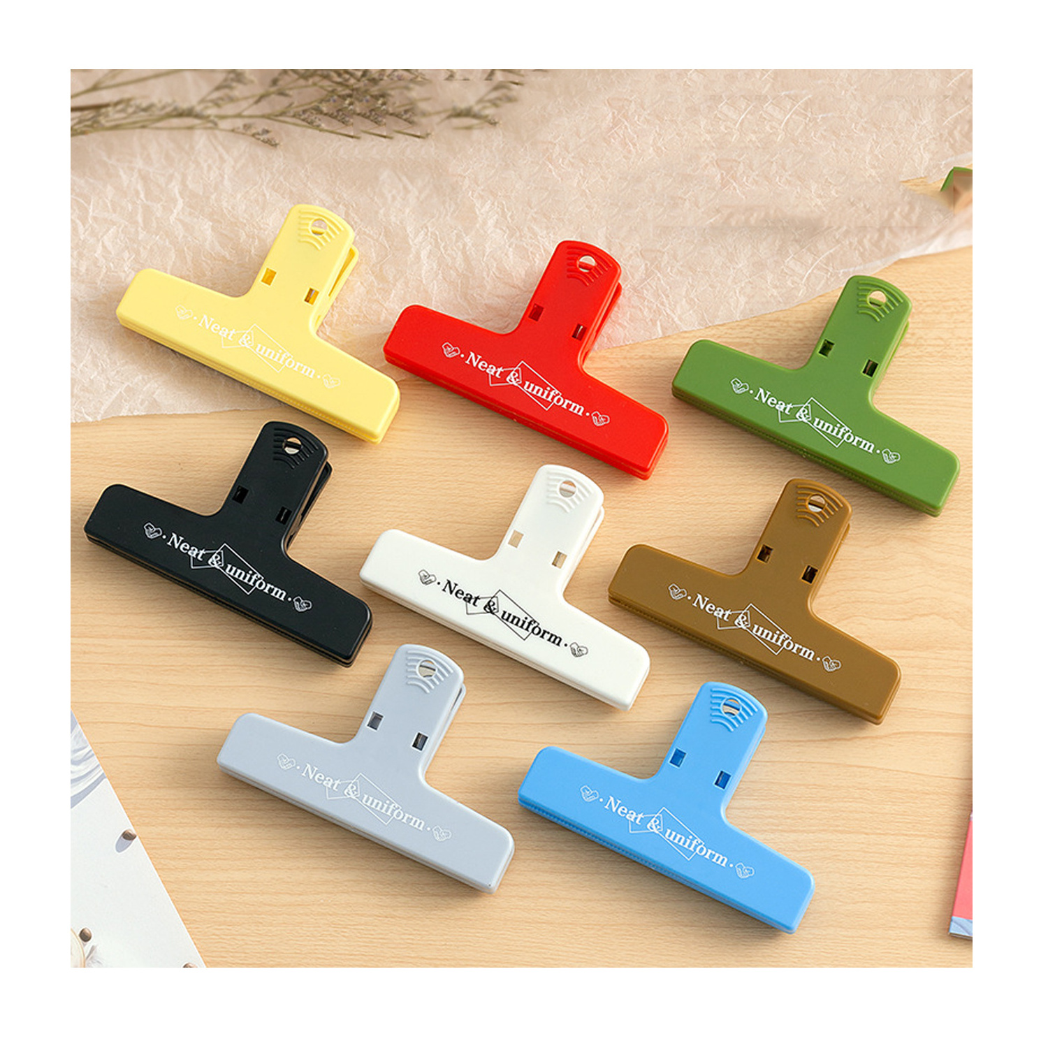 Magnetic Clips for Fridge Photo Ticket Binder Pack Chip Clips for Food Packages Memo Note Magnets Clips