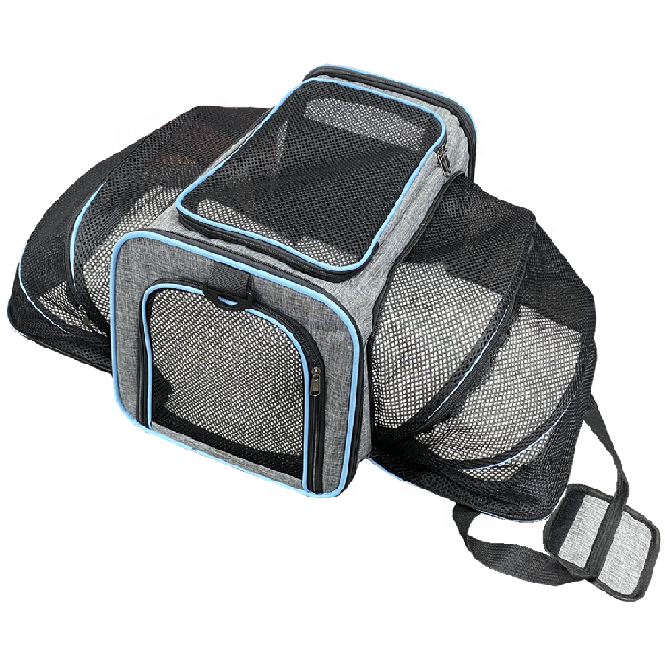 Hot selling Popular Portable Cat Carrier Folding mesh pet carriers & travel products cat pet carrier bag