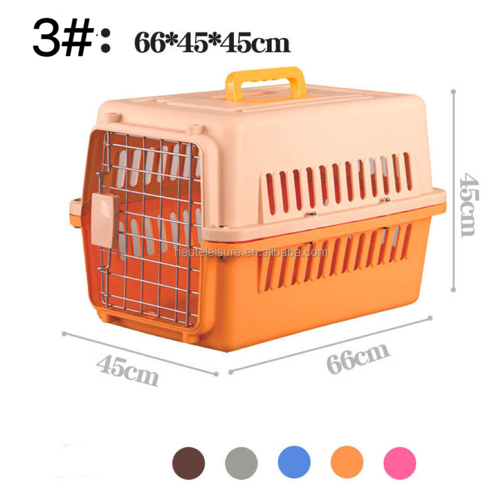 Heute hot sell Airline Pet Dog Car Travel Cage Carry Car Carrier airline Box Crates pet transport carrier & travel products