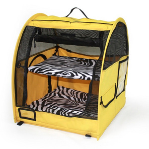 Hot selling luxury Waterproof pet carriers & travel products Cat carrier Cage Cat Dog Carrier with Litter Box