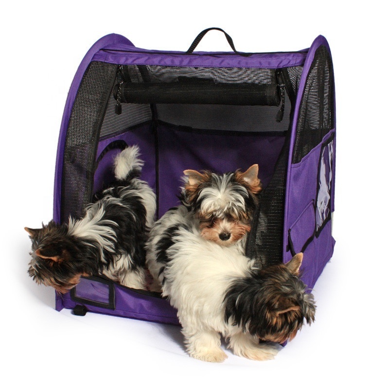 Hot selling luxury Waterproof pet carriers & travel products Cat carrier Cage Cat Dog Carrier with Litter Box