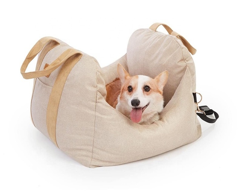 Hot Sale Car Seat Soft Pet Booster for Small Medium Dogs Puppy Travel Car Carrier Bed pet carriers & travel products