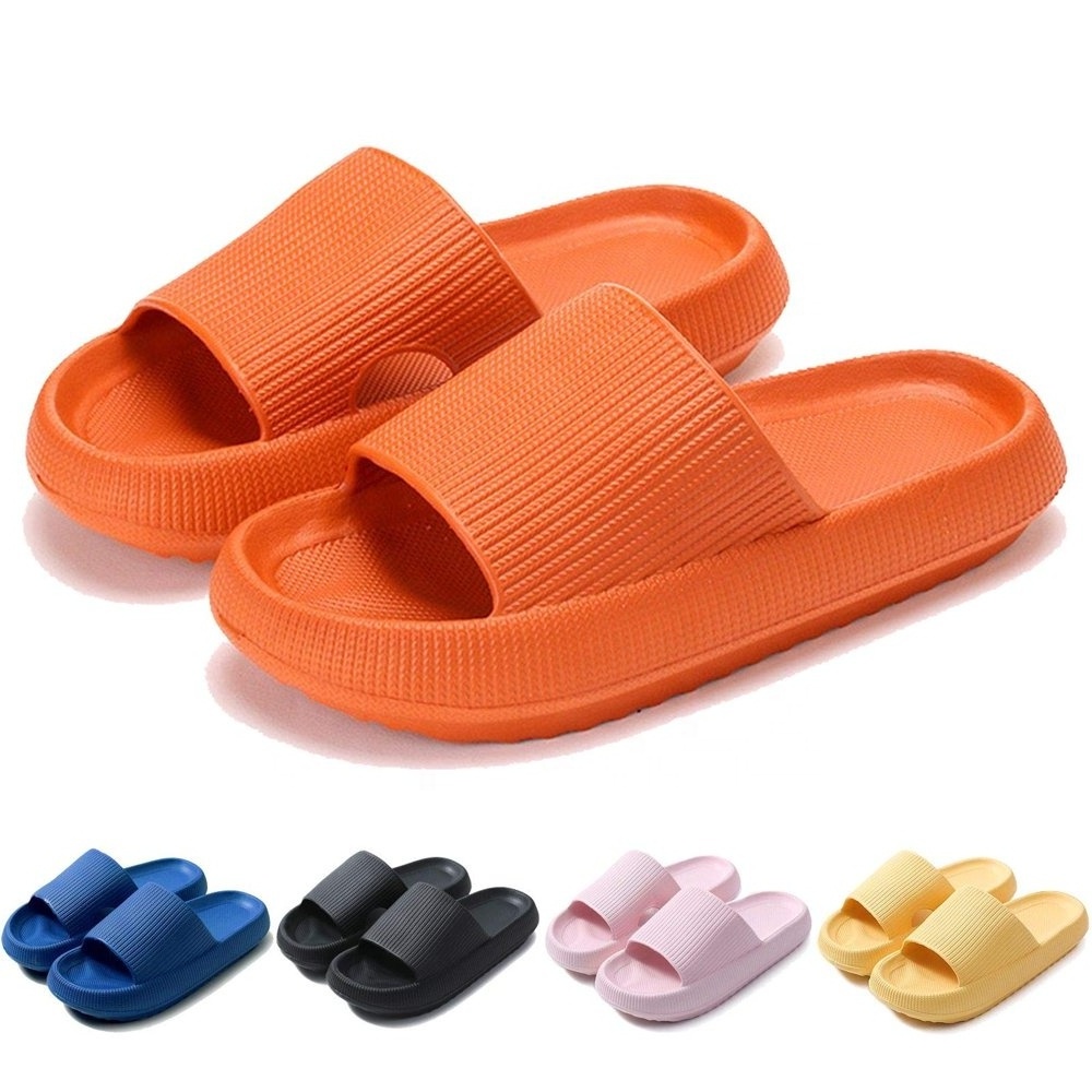 HEVA Women's  Sandals Comfort Athletic Shoes Pillow Slides Custom Timeless Shower Bathroom Sports Home Sliders Slippers for Men