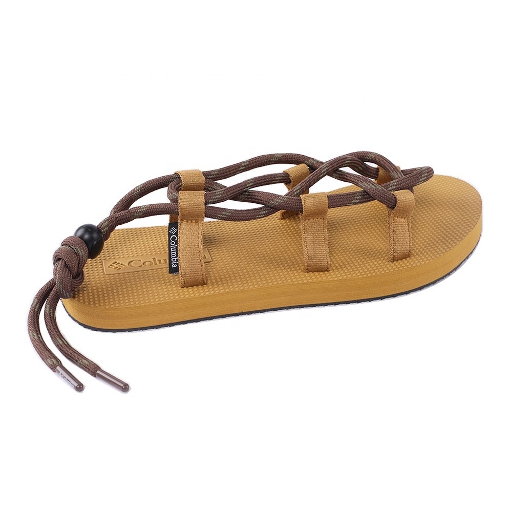 Wholesale Lace-up Beach Braided Sandals Outdoor Hemp Rope Man Shoes Sports Sandals Fashion Men Summer