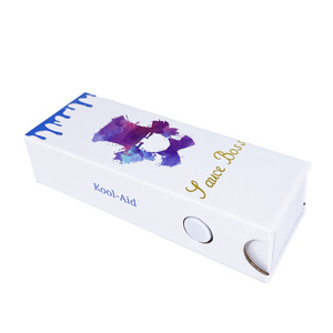 Luxury Oem Custom Logo 1ml Child Proof Paper Box Cartridge Packaging Box Child Resistant Child Lock Paper Box