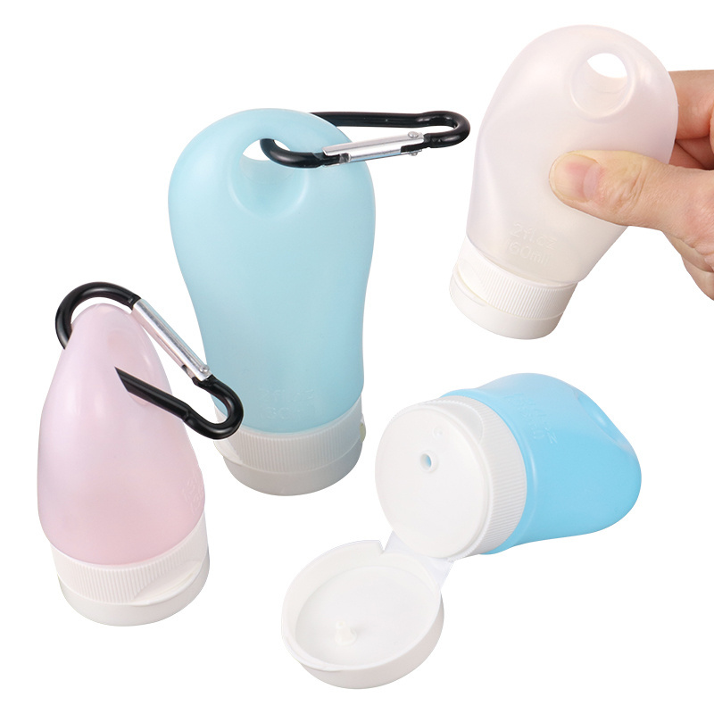 Reusable Eco-friendly Mini PE Squeeze Travel Portable Empty Bottle Shampoo Lotion Liquid Salad Dressing Bottle for Travel