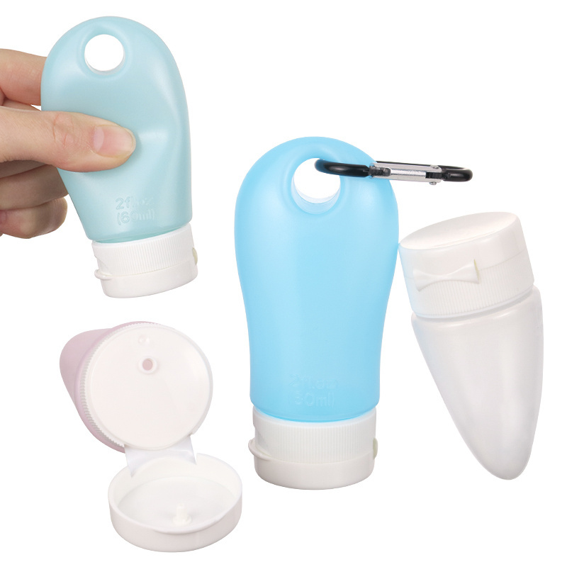 Reusable Eco-friendly Mini PE Squeeze Travel Portable Empty Bottle Shampoo Lotion Liquid Salad Dressing Bottle for Travel