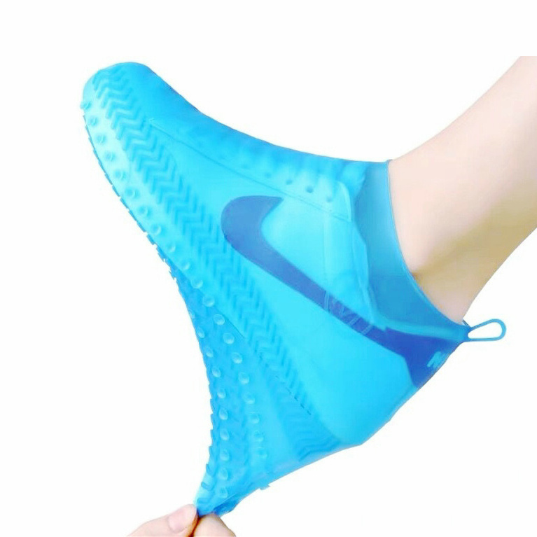 Hot Selling Products Chunky Reusable Rubber Cycling Shoe Covers Silicone Waterproof Silicon Protective Rain Shoe Cover