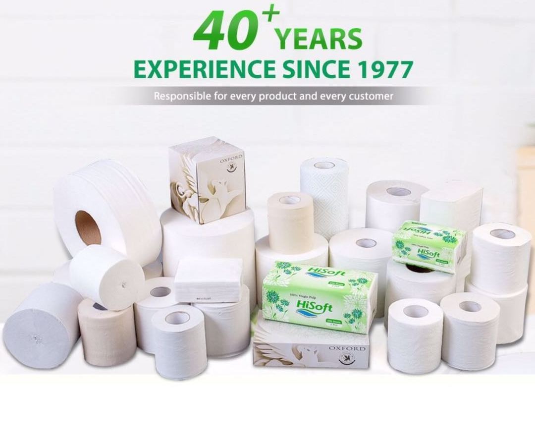 Pluffy Soft Cheap Bathroom Virgin Wood Pulp Roll Toilet Tissue Paper Made in China