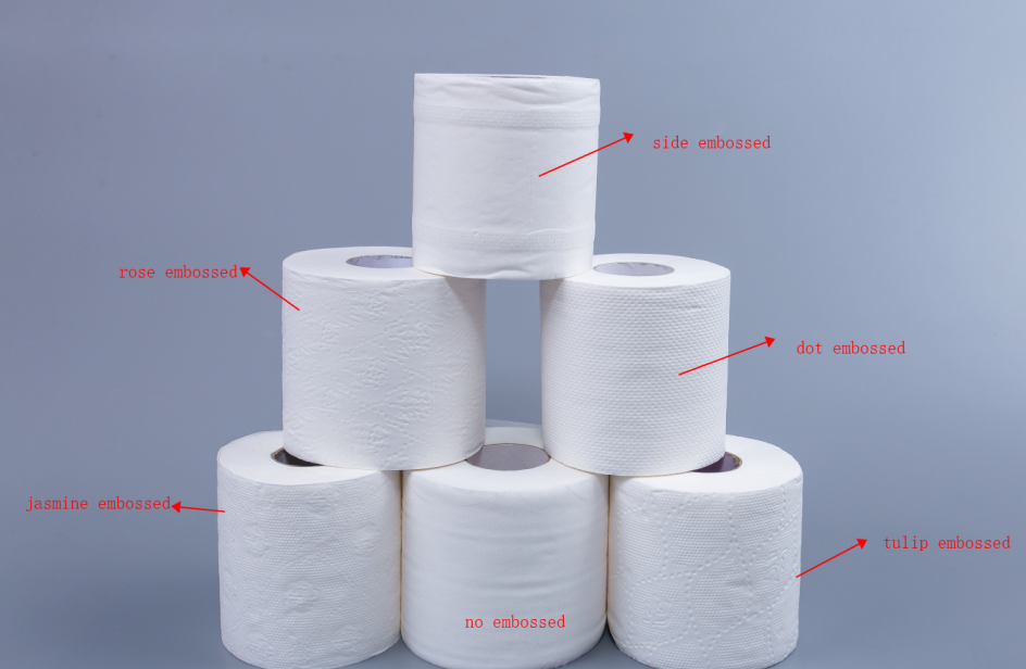 Pluffy Soft Cheap Bathroom Virgin Wood Pulp Roll Toilet Tissue Paper Made in China