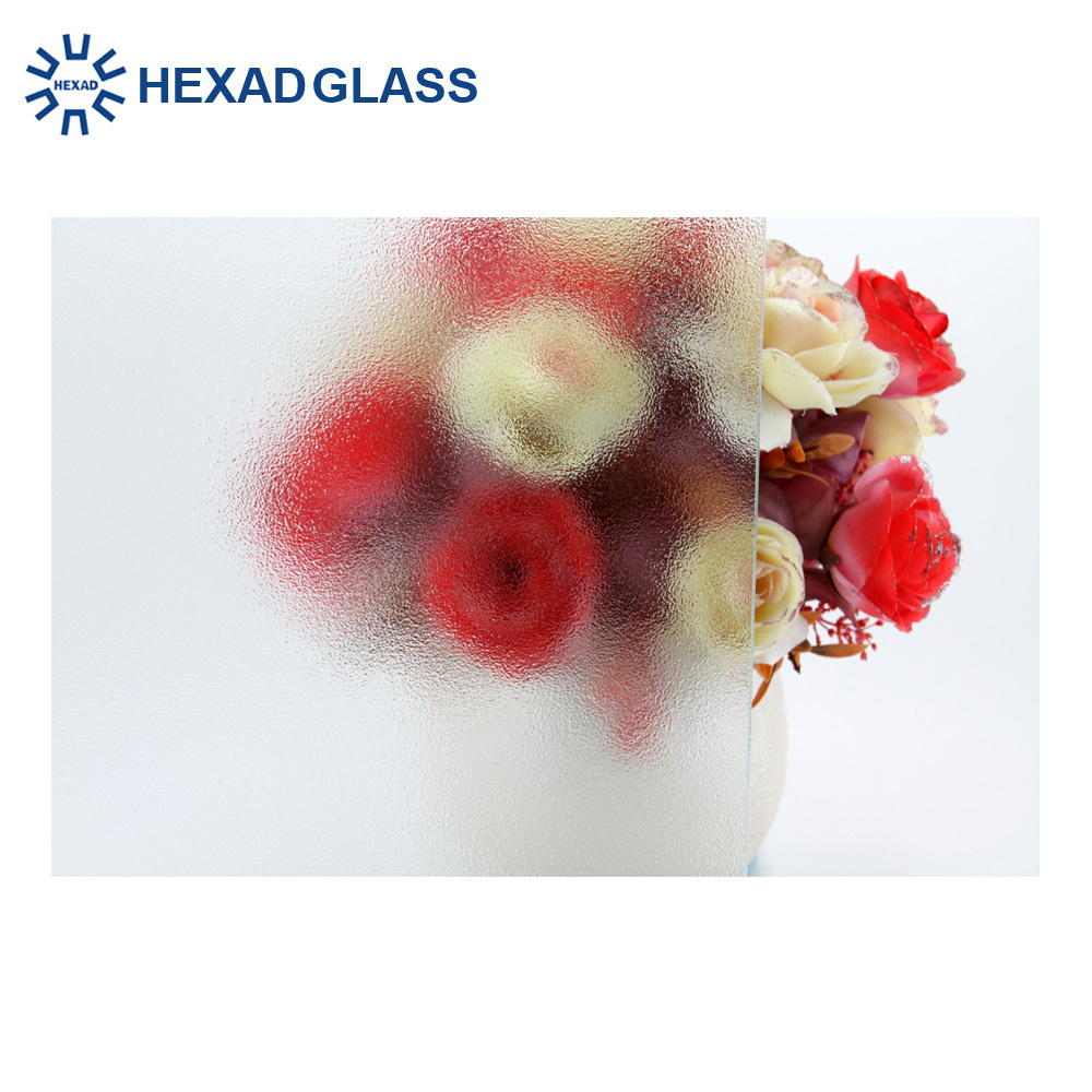 Patterned Glass Glass Supplier 3mm-8mm Clear Figured Patterned Glass With Nashiji Karatachi Mistlite