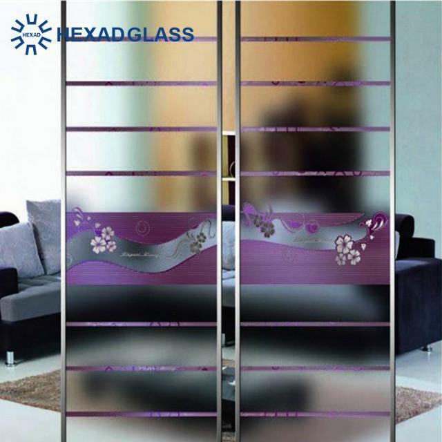 HEXAD -window privacy film frosted glass static clings bubble free frosted film for house windows