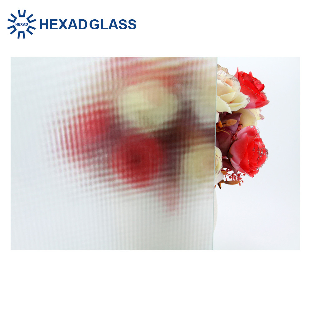 Patterned Glass Glass Supplier 3mm-8mm Clear Figured Patterned Glass With Nashiji Karatachi Mistlite