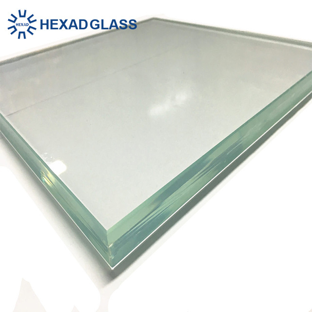 Hexad-8.38mm clear soundproof  safety pvb laminated glass price per m2