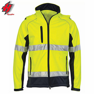 work jacket Winter Security Waterproof Work Road Traffic Hi Vis Bottom High Visibility Reflective Safety Jackets for Mens