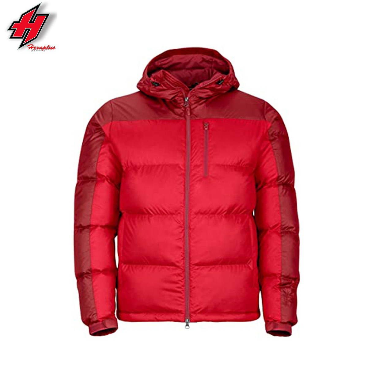 Quilted Jacket Fabric Custom Mid Length Oversized Logo Men Casual Jacket Without Hood High Quality Mens puffer jacket winter