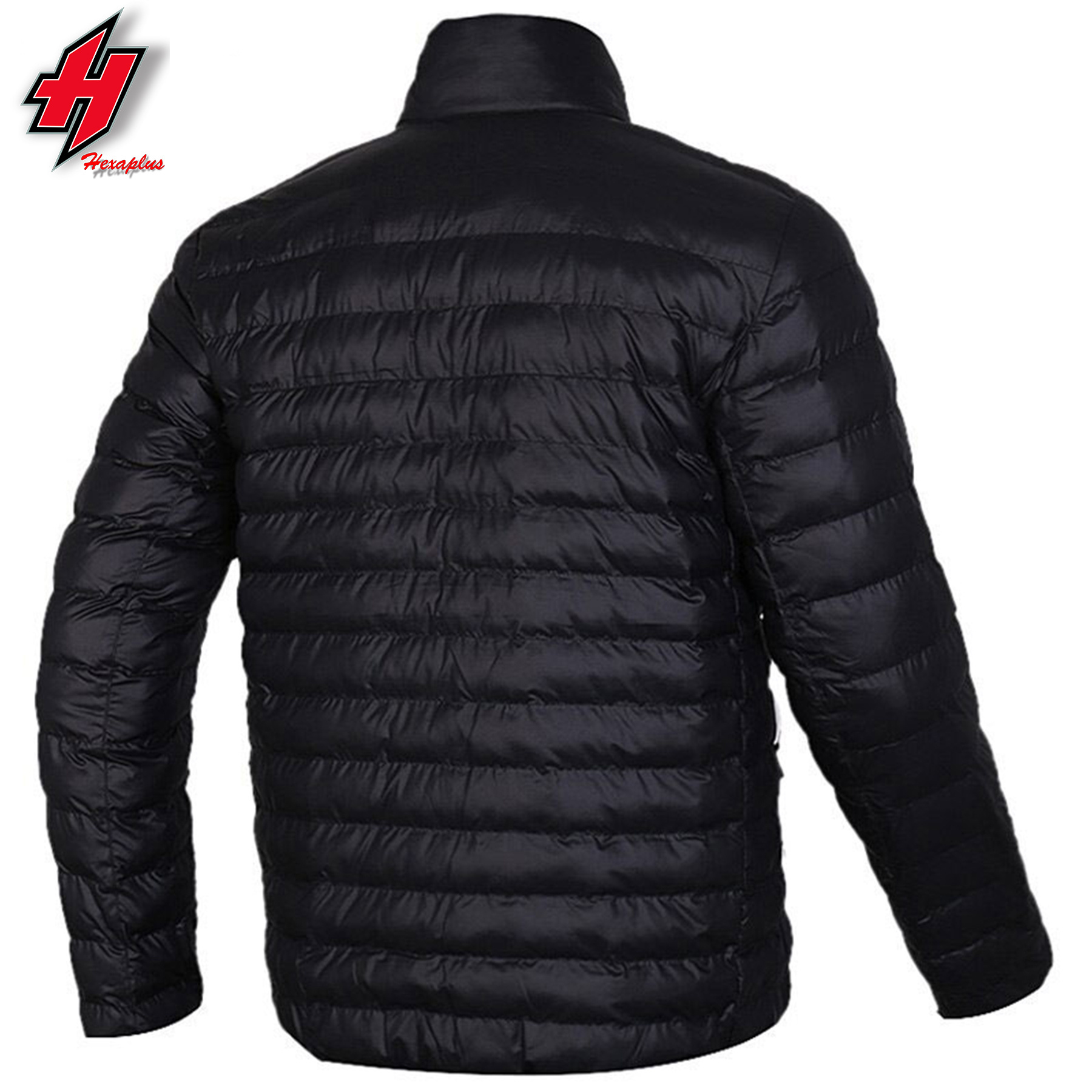 Quilted Jacket Fabric Custom Mid Length Oversized Logo Men Casual Jacket Without Hood High Quality Mens puffer jacket winter