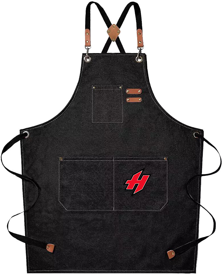 2023 Waterproof Heavy Duty Professional Hairdresser Barber PU Leather Haircutting Aprons Multi-purpose Salon Apron