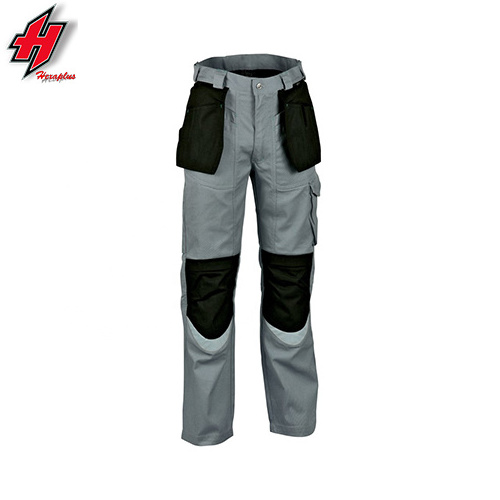 Hi vis Chemical Pants Bleach Resistant Work pants trouser  Cotton FR Working Construction Worker Reflective Tape Work Pants