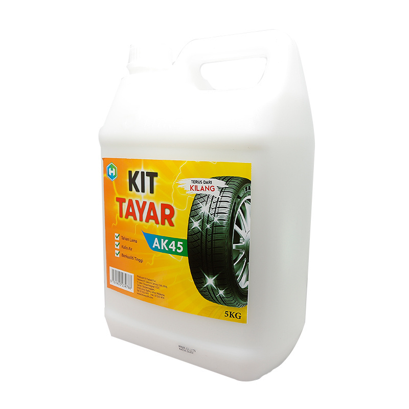 High Quality OEM Kit Tyre AK45 Tyre Wax Car Wheel Polishing Creamy Milky White Long Lasting Cleaning