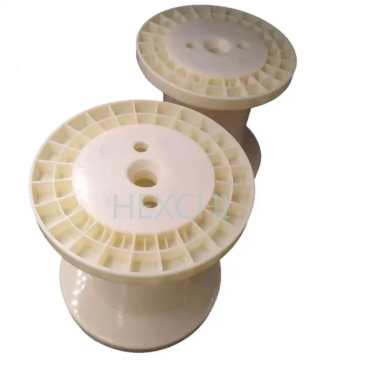 Low Price and Strong Plastic cable bobbin ABS wire spool cable drum for winding winder cable reel