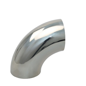 Wholesale Food Grade 2 4 Inch 304 304L 316 316L Stainless Steel Bend Elbow Pipe Matching Fittings Elbow