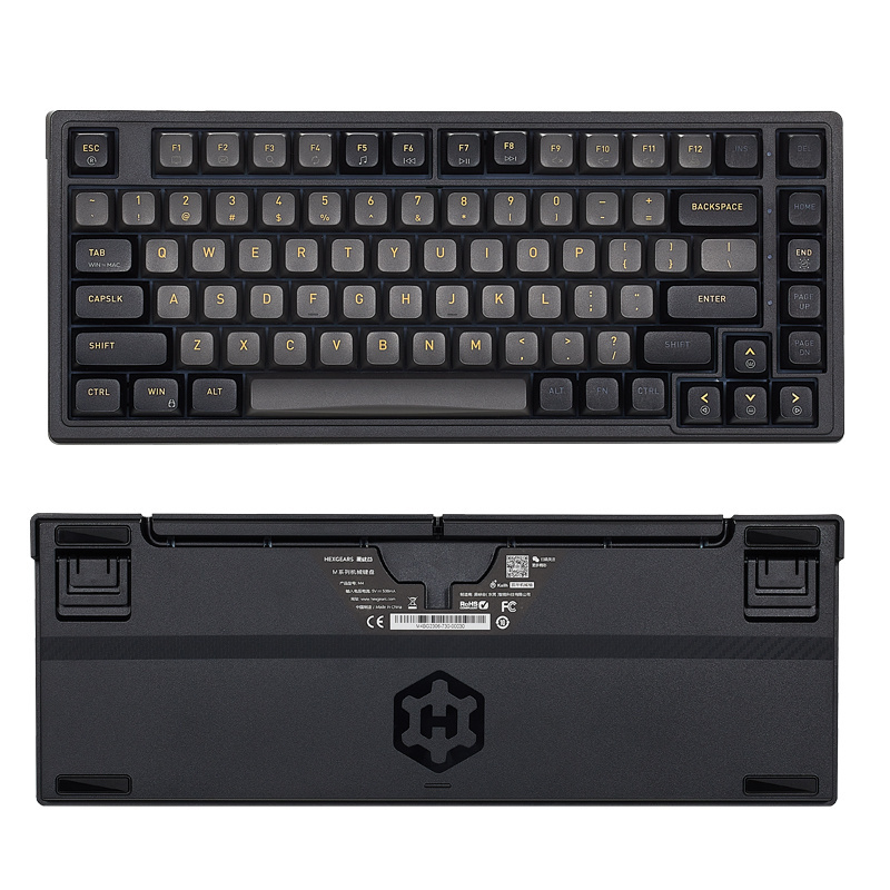 Fashion 87 Key Mechanical Keyboard 75% 80% RGB LED Backlit Keyboard Teclado Gamer Wired Ergonomic Mini Game Keyboard