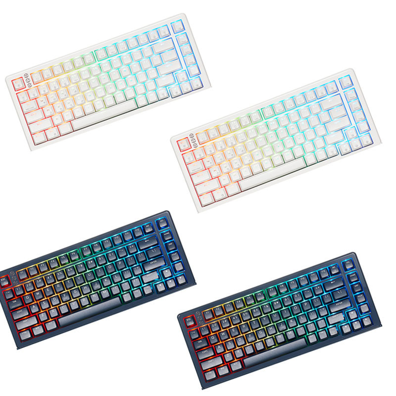 Custom Teclado 60% 75% Keyboard PBT Pc Computer Gaming Usb Wired Back Light led Gamer Mechanical Keyboard