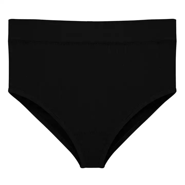 High Quality Solid Color Female Seamless Briefs Underwear High Waist Mature Women Hipster Panties for Daily Wearing