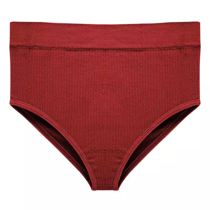 High Quality Solid Color Female Seamless Briefs Underwear High Waist Mature Women Hipster Panties for Daily Wearing