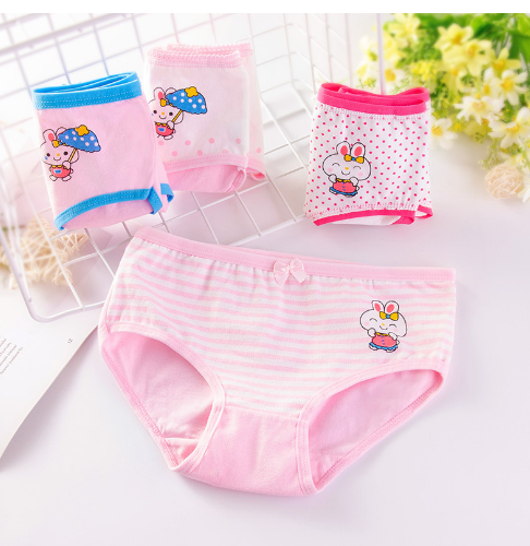 5 Pieces/lot Design Children's Girls Panties Cotton Soft Pretty Cartoon Child Underwear for Girls Kids Boxer Panties Breathable