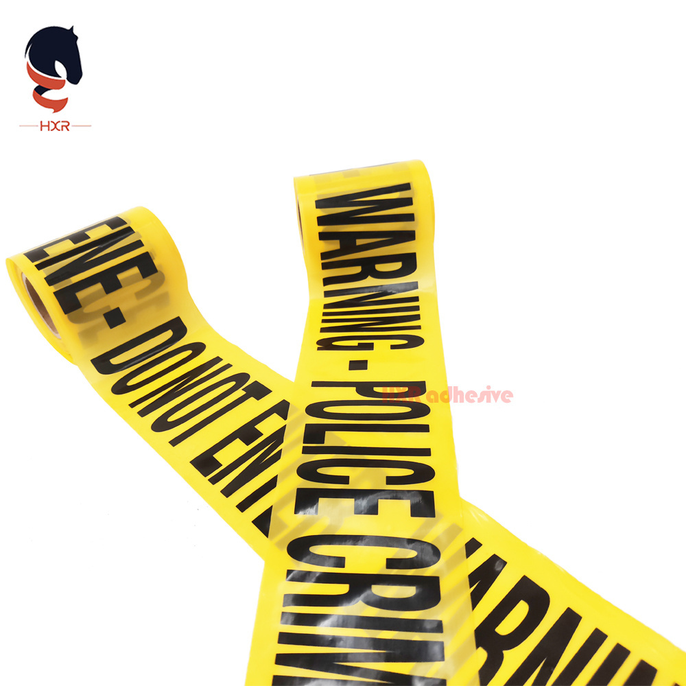 Custom Color Printing Non Adhesive PE Protection Warning Tape Traffic Barrier Safety Tape