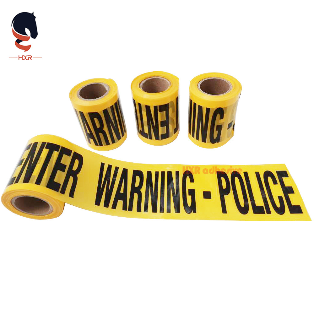 Custom Color Printing Non Adhesive PE Protection Warning Tape Traffic Barrier Safety Tape