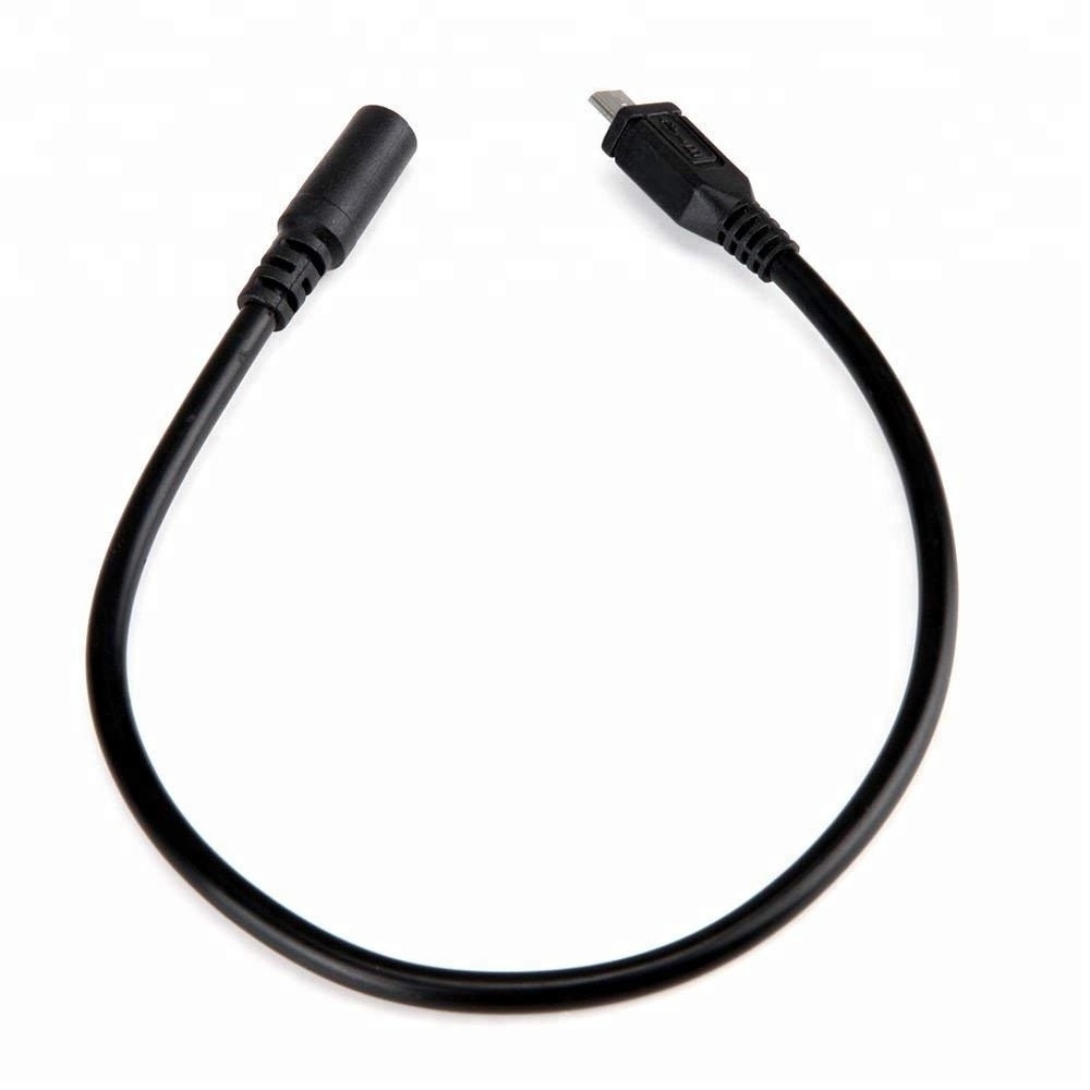 Mobile Phone Audio Cable Micro USB B Male 5 Pin to 3.5mm Female 3 Pole AUX Audio Adapter Cable Cord 30cm