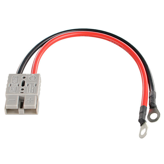 Factory Price 50A Battery Connector 2Pin Terminal with Cable For Lithium Battery Forklift Connector Plug With Car Power Wire