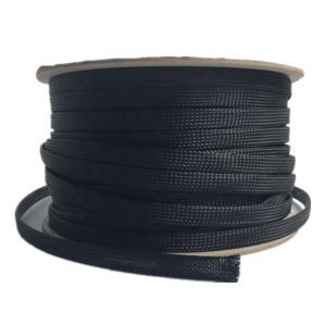 10mm expandable PET Black cable management sleeves Braided nylon cable protection Sleeves