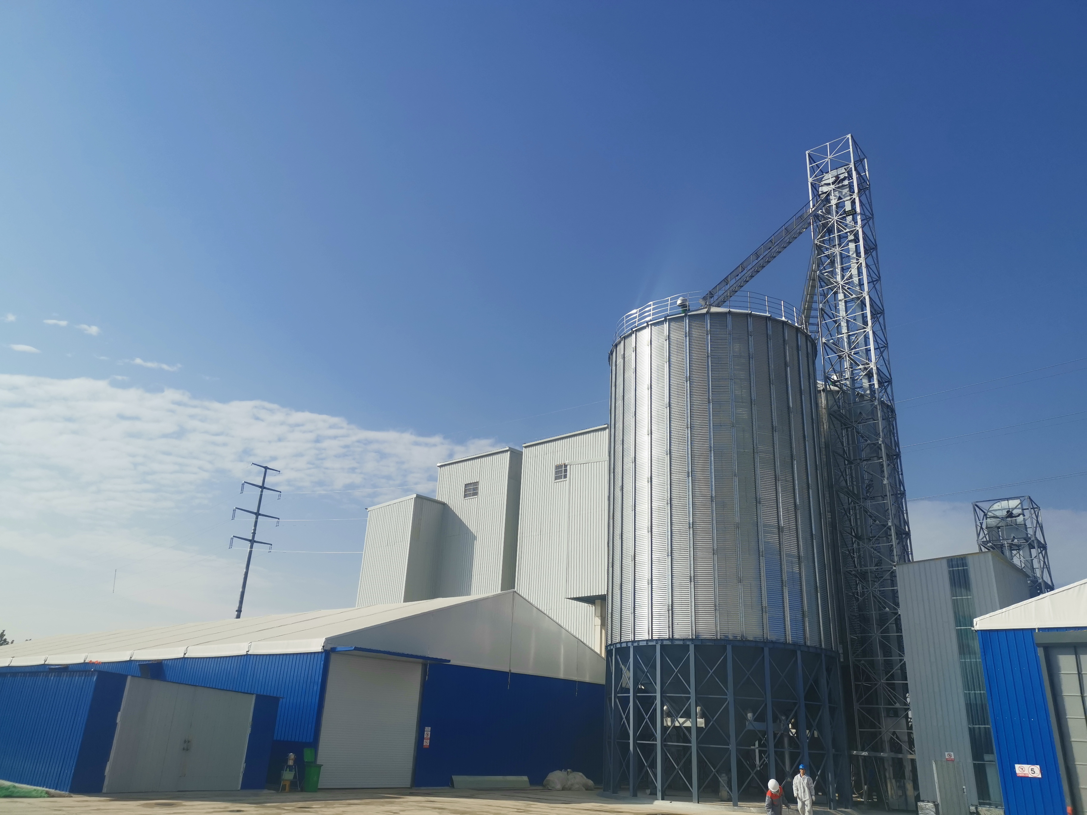 corn seed storage silo bins for grain storage