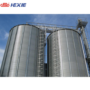 10-100ton galvanized grain storage silo/silo manufacturers/flat bottom grain silo for wheat,clinker