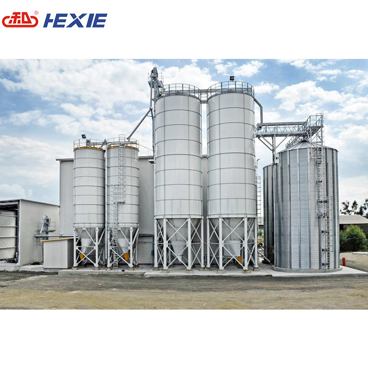 10-100ton galvanized grain storage silo/silo manufacturers/flat bottom grain silo for wheat,clinker