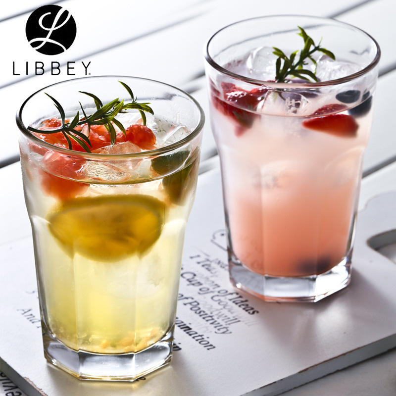 473ml Glass Cups Manufacturers Libbey Custom Reusable Wine Clear Juice Glass Cup Hot and Iced Chinese Whiskey Glass Bottle 15235