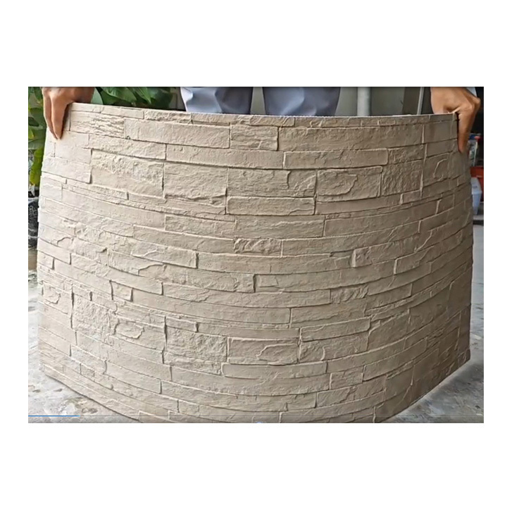 Faux Thin Brick Mcm Natural Stone Tile For External Texture Flexible Clay Wall Cladding Ceramic Tiles